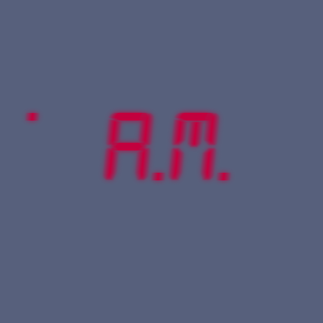 A.M. single artwork